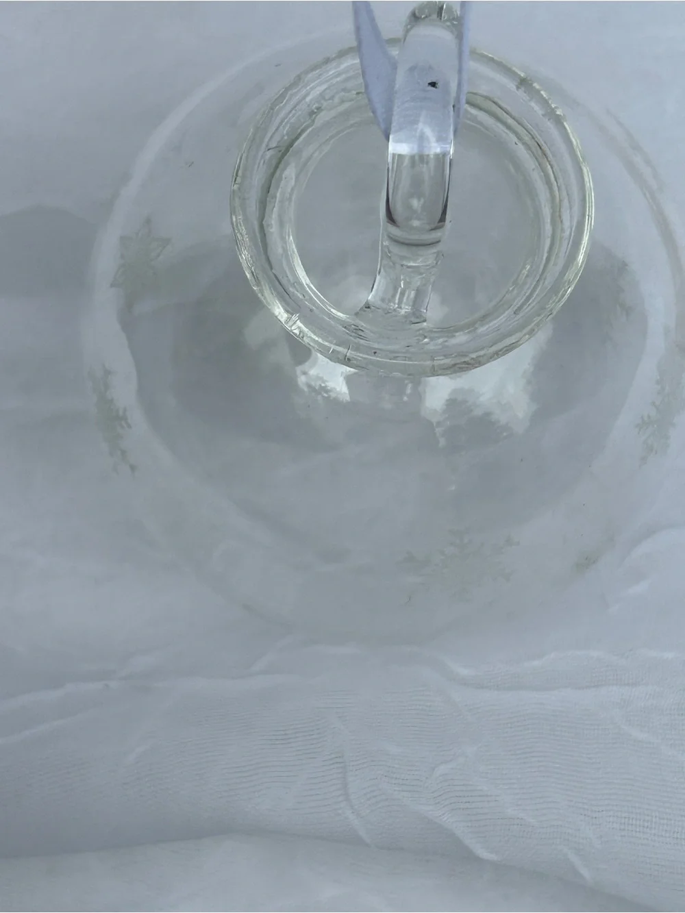 Young Living Clear Glass Reed Diffuser Ornament